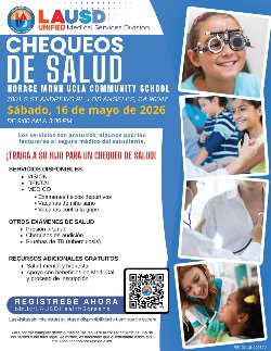 Chequeos de Salud en Horace Mann UCLA Community School